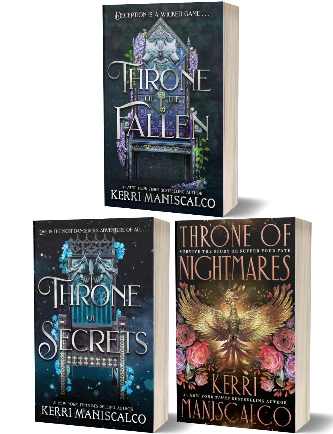 Prince of Sin Series 3 Book Set by Kerri Maniscalco Kingdom of the Wicked,Cursed
