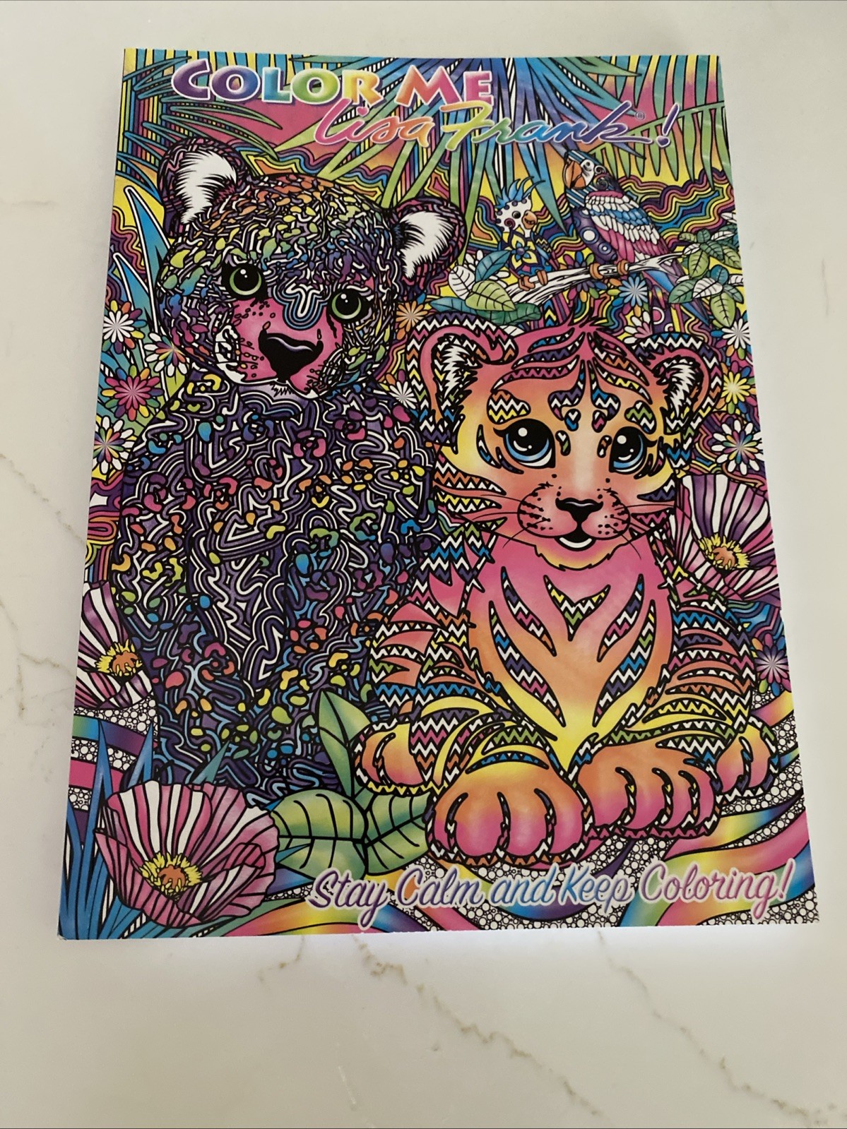 Lisa Frank Color Me Adult Coloring Book Stay Calm & Keep Coloring 40+ Pages