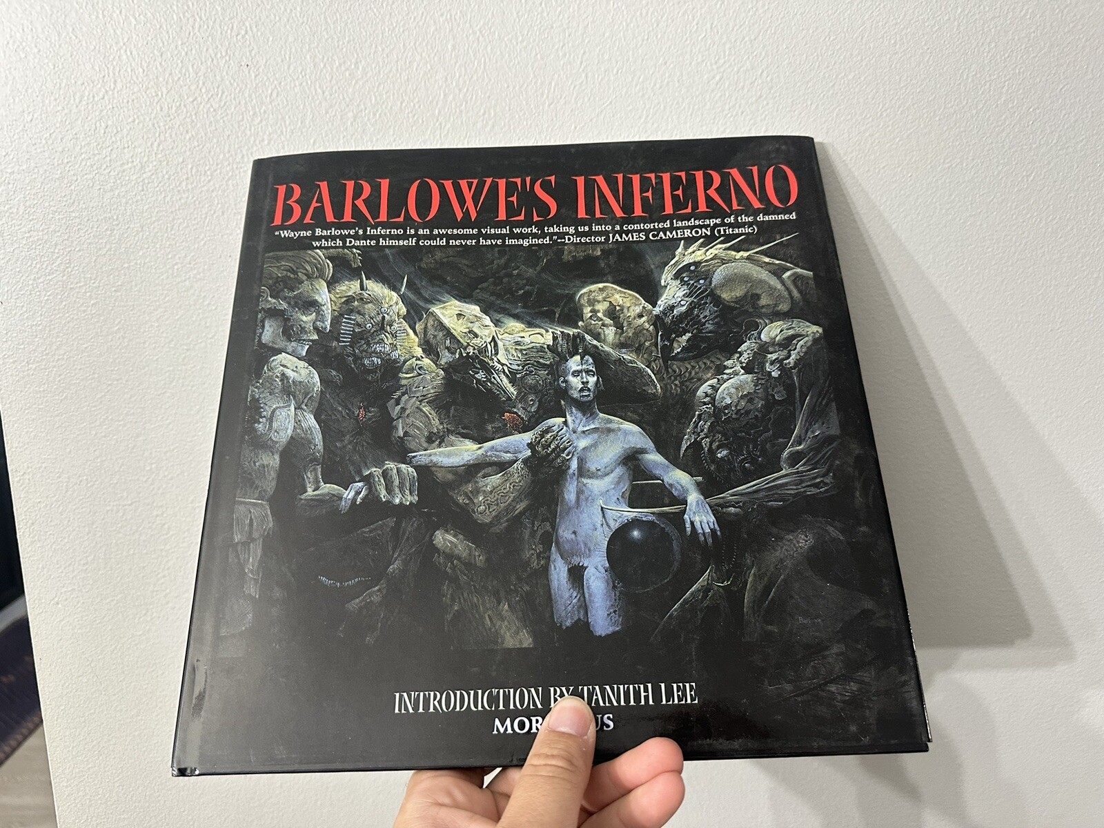 Barlowe’s Inferno by Wayne Barlowe 1998 HC DJ Morpheus Art