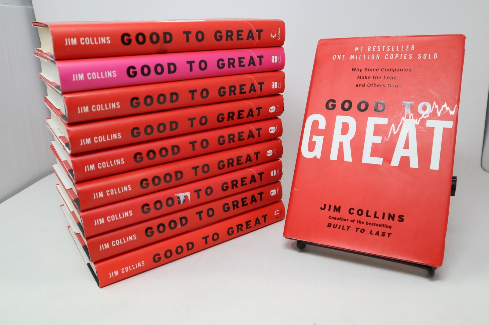 Lot of 10 Copies of Good to Great by Jim Collins – Hardcover