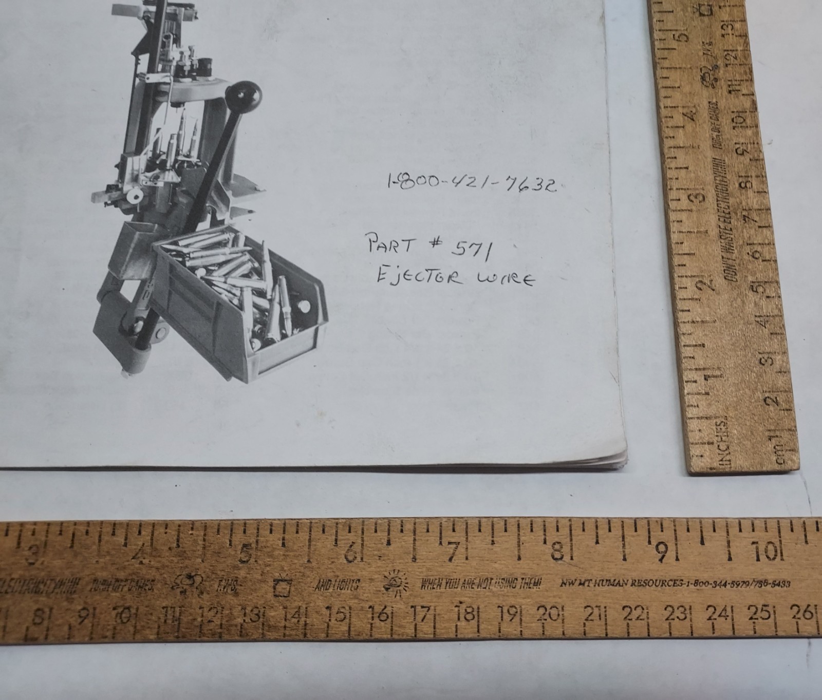The DILLON The RL 550B – Instruction Manual – As Is – listing #9599