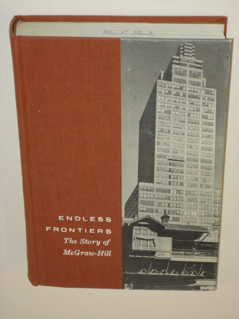 Burlingame ENDLESS FRONTIERS Story McGraw-Hill c. 1959