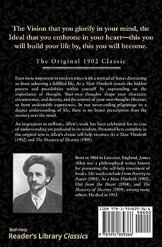 As a Man Thinketh – The Original 1902 Classic (includes The Ma Paperback