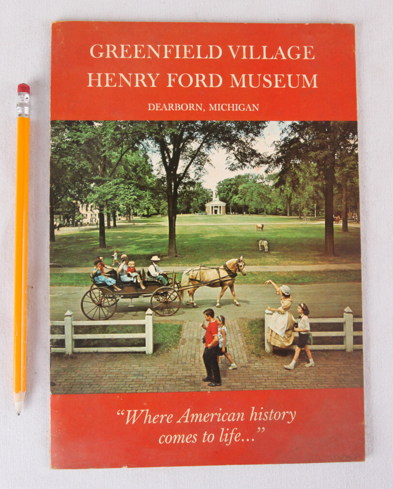 Vintage Greenfield Village, Henry Ford Museum Souvenir Program, 1970, VG
