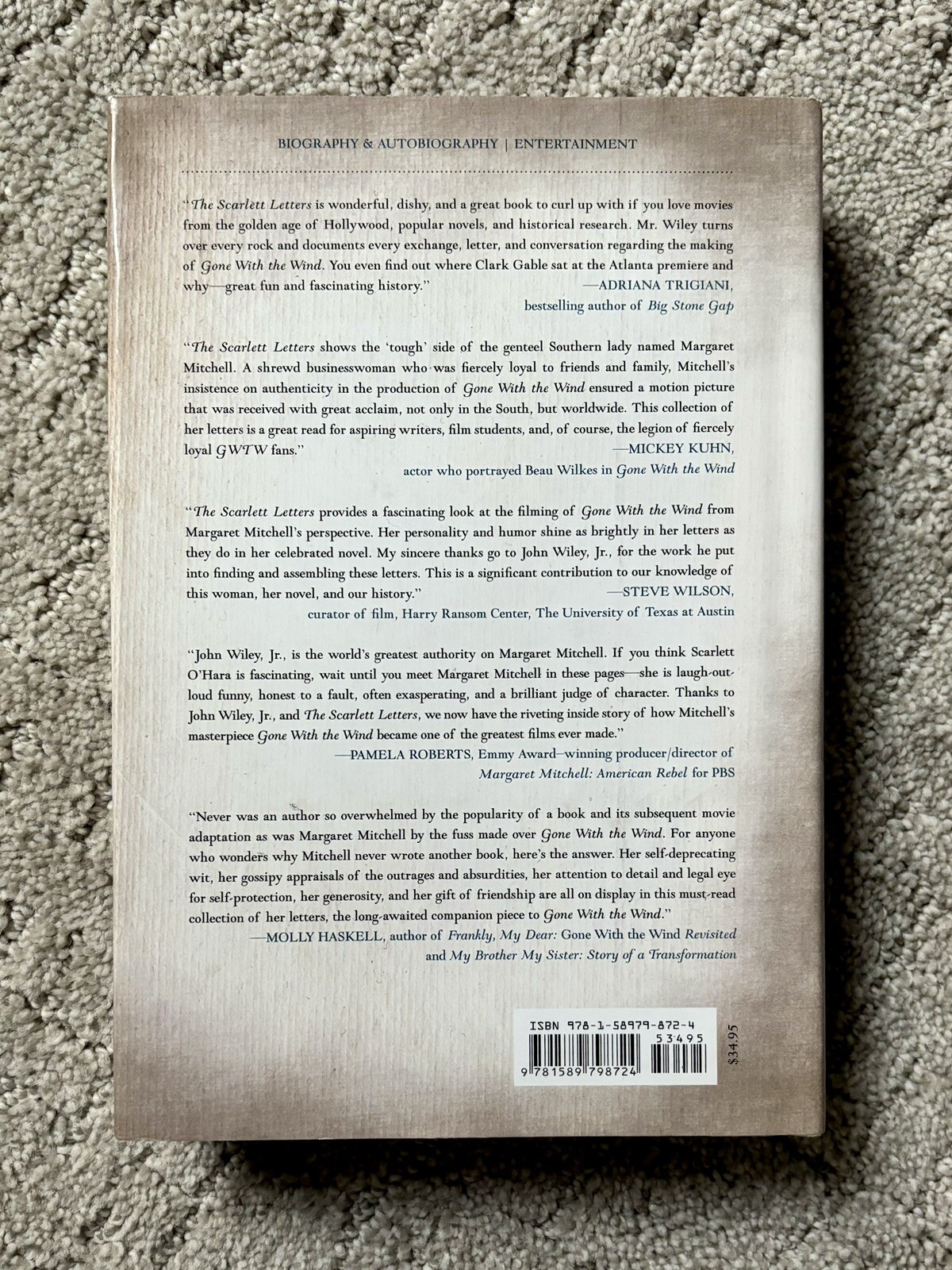 THE SCARLETT LETTERS by John Wiley