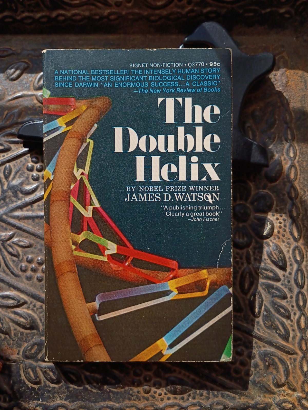 The Double Helix James D. Watson 1969 1st Edition 1st Printing DNA PB Signet