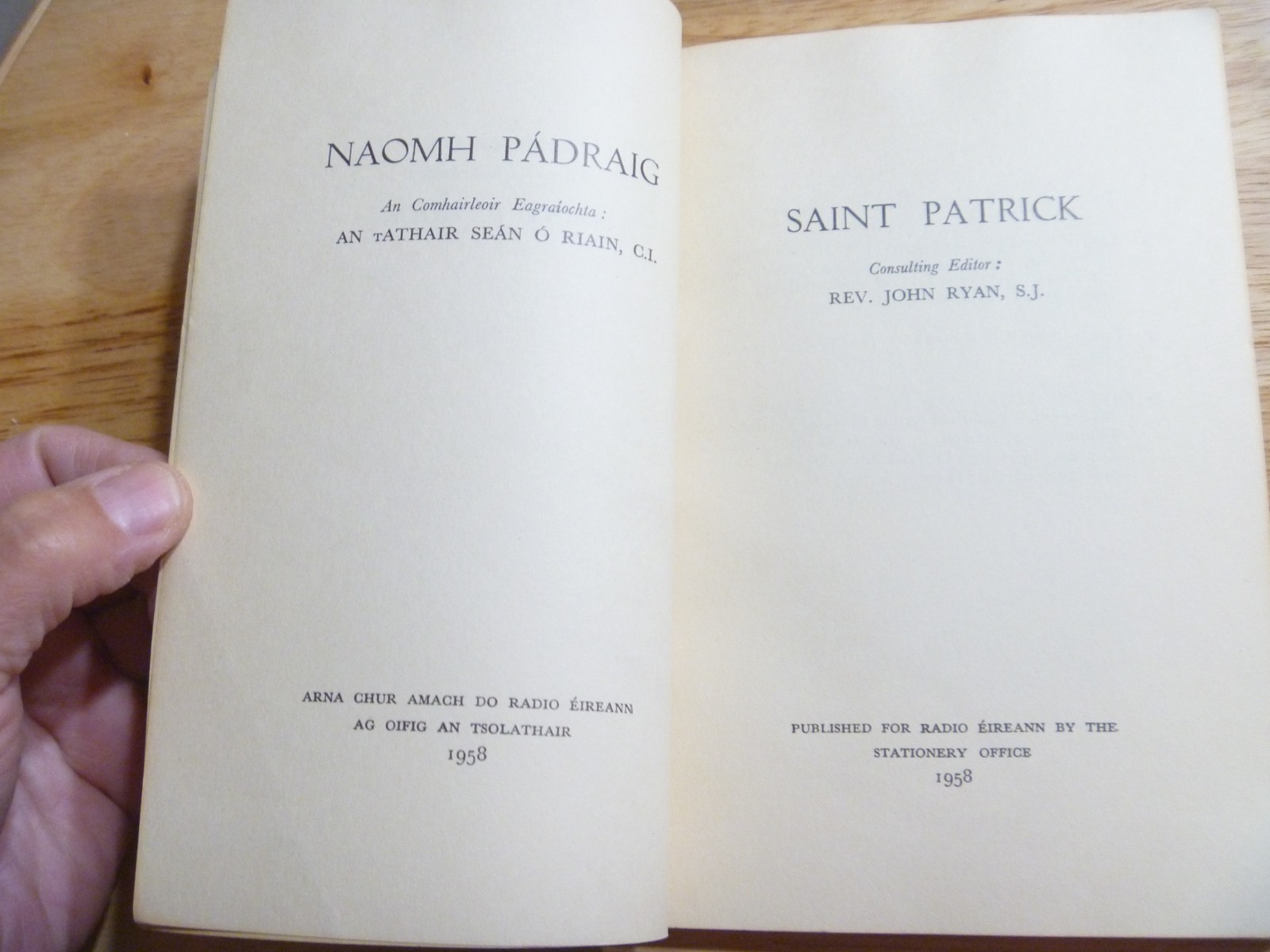 St. Patrick by Rev. John Ryan SJ – 1958 Vintage Catholic Religion Radio Eireann