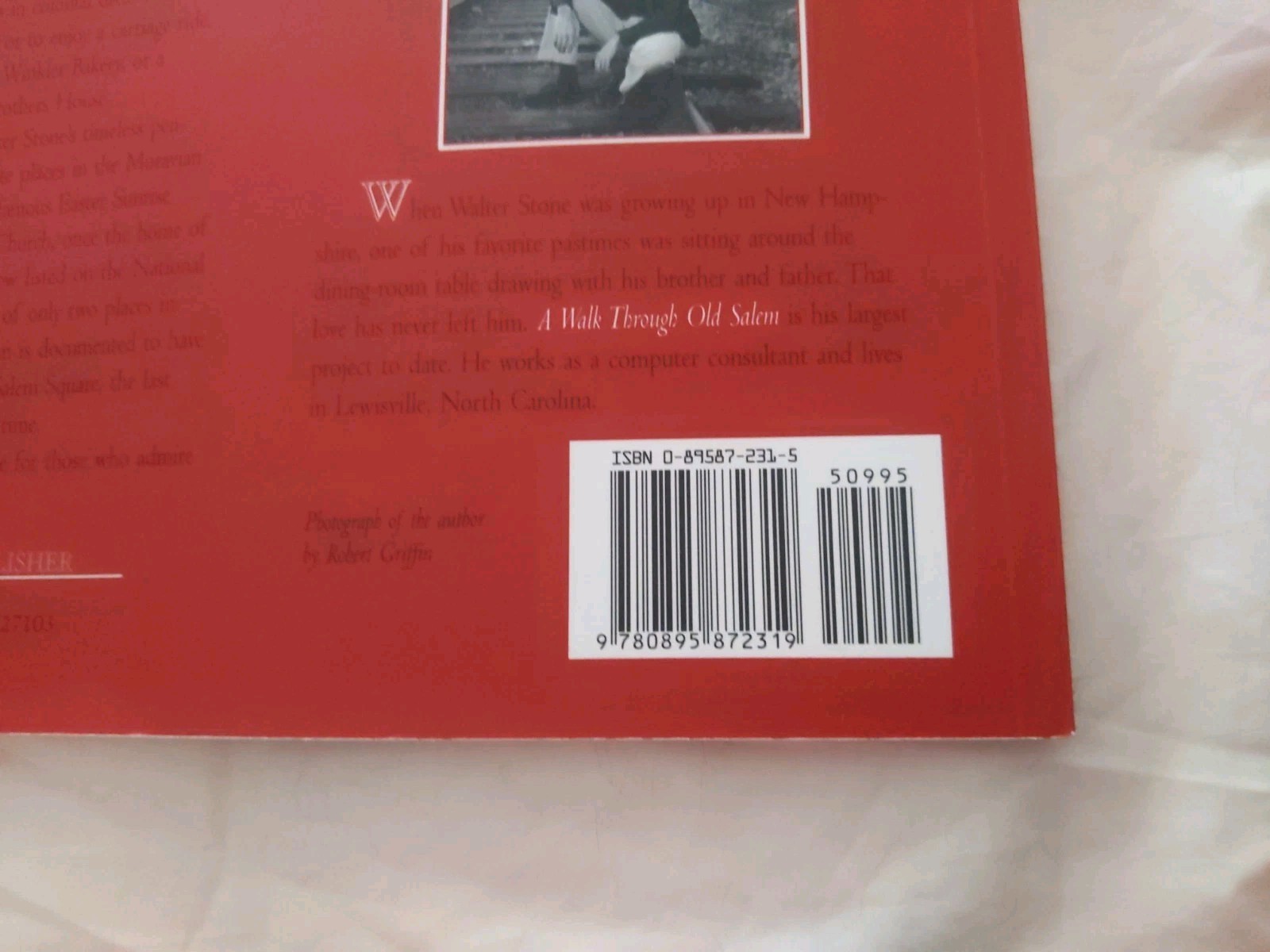 A Walk Through Old Salem Paperback By Walter Stone Winston NC North Carolina