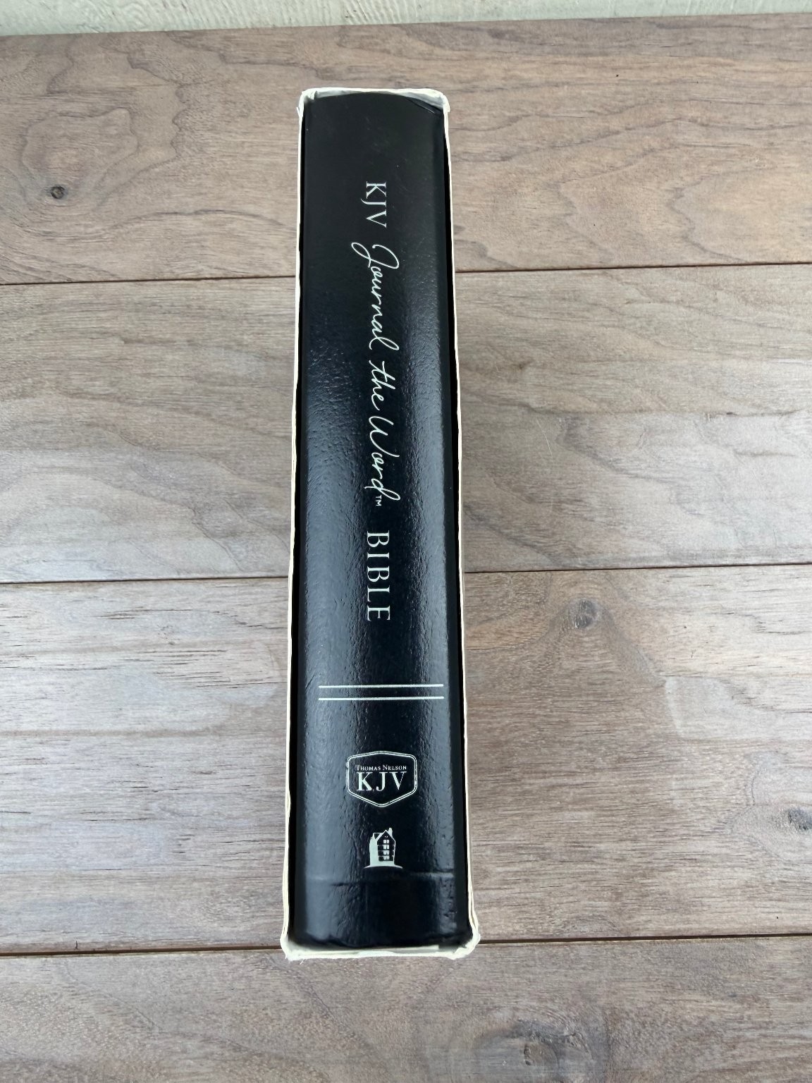 KJV Journal the Word Bible 2016 Thomas Nelson Hardcover Lay-Flat Black