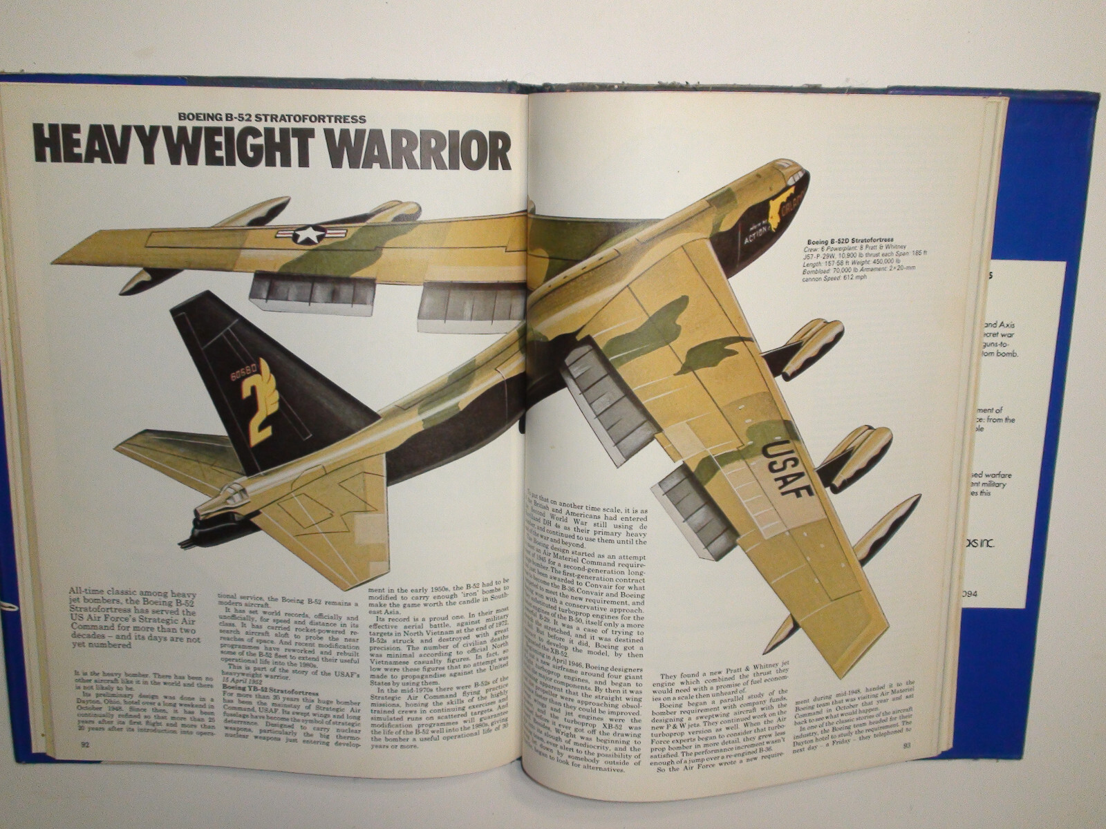 Jet Fighters & Bombers 1976 HC – David A. Anderton w/ slip cover 127 pages