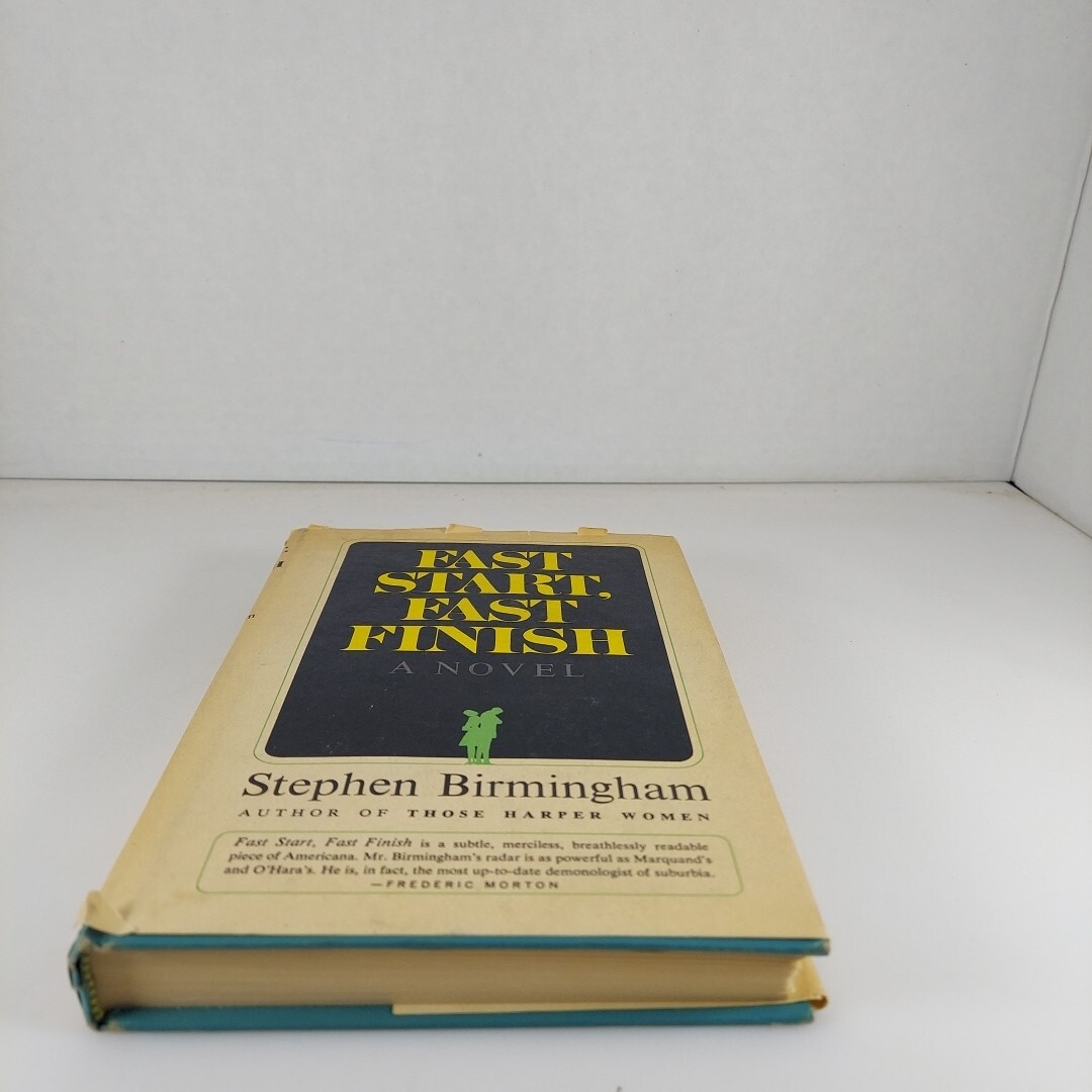 Fast Start, Fast Finish by Stephen Birmingham 1966 New American Library HCDJ BCE