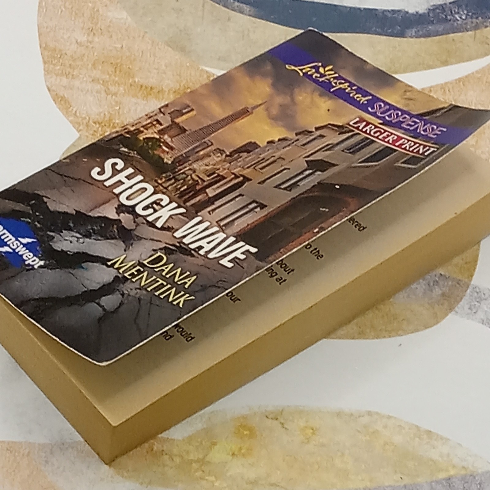 Love Inspired Suspense Large Print SHOCK WAVE Earthquake San Francisco Mystery