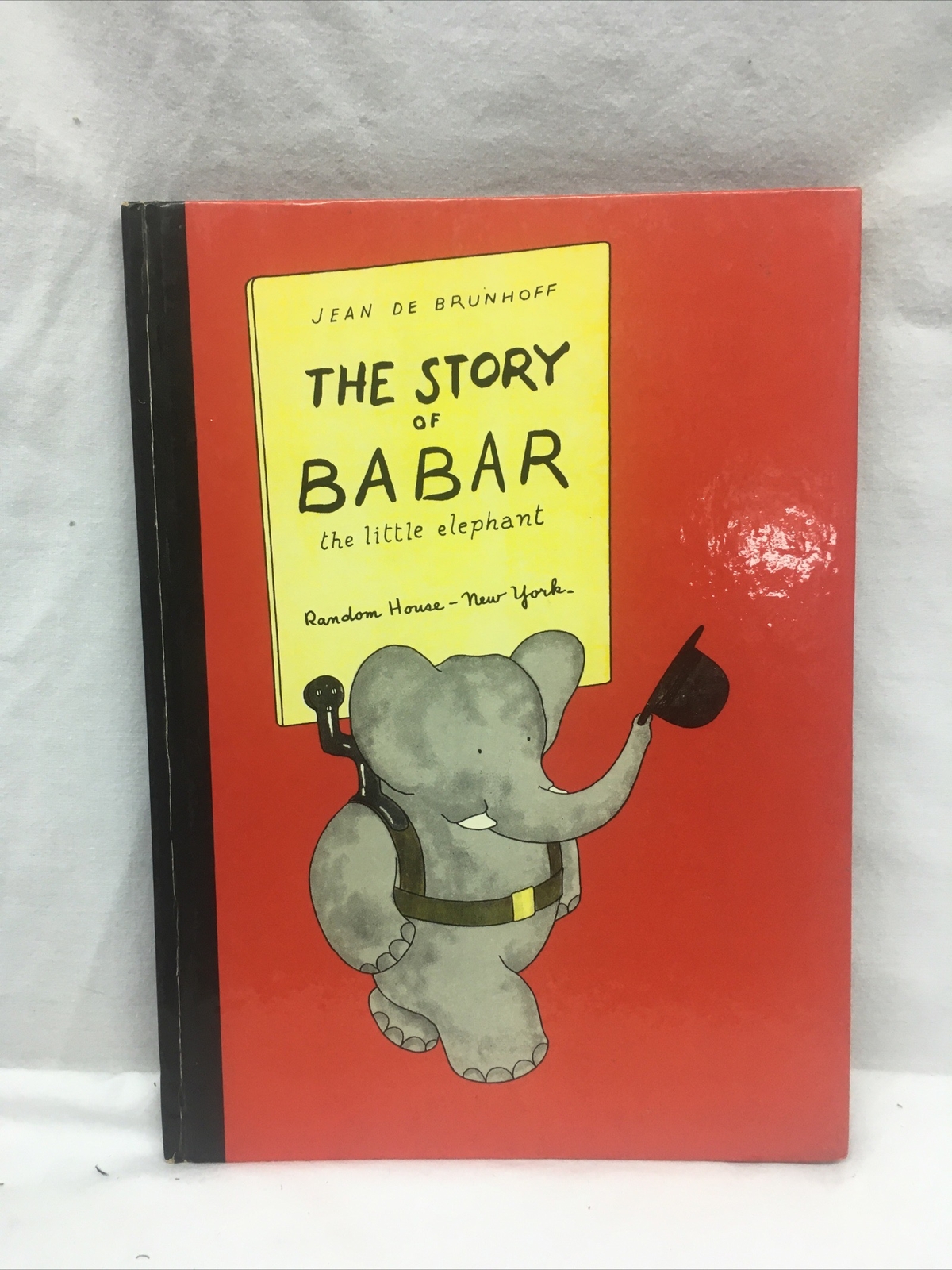 The Story of Babar Jean de Brunhoff 1961 hardcover 8.25”x11.25” – Random House