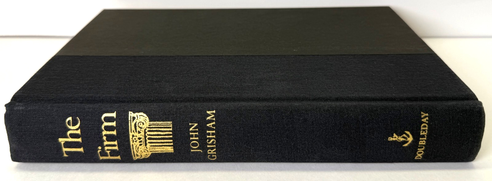 The Firm FLAT SIGNED by John Grisham 1991 HCDJ 3rd printing in Mylar, Very Good