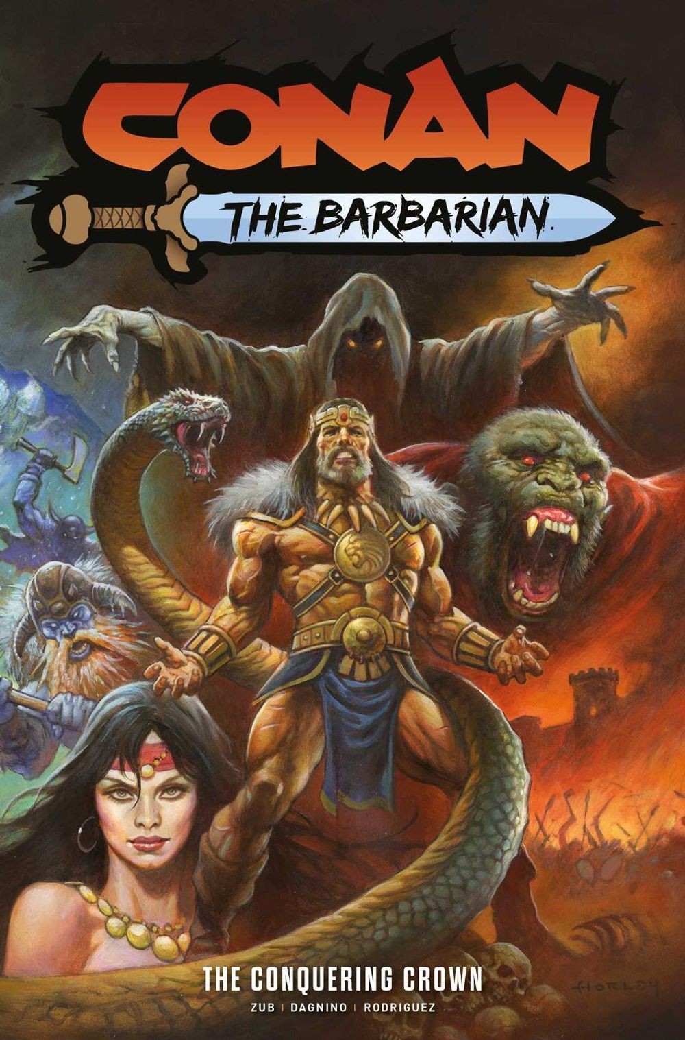 Conan the Barbarian Vol.7: The Conquering Crown by Jim Zub Paperback Book