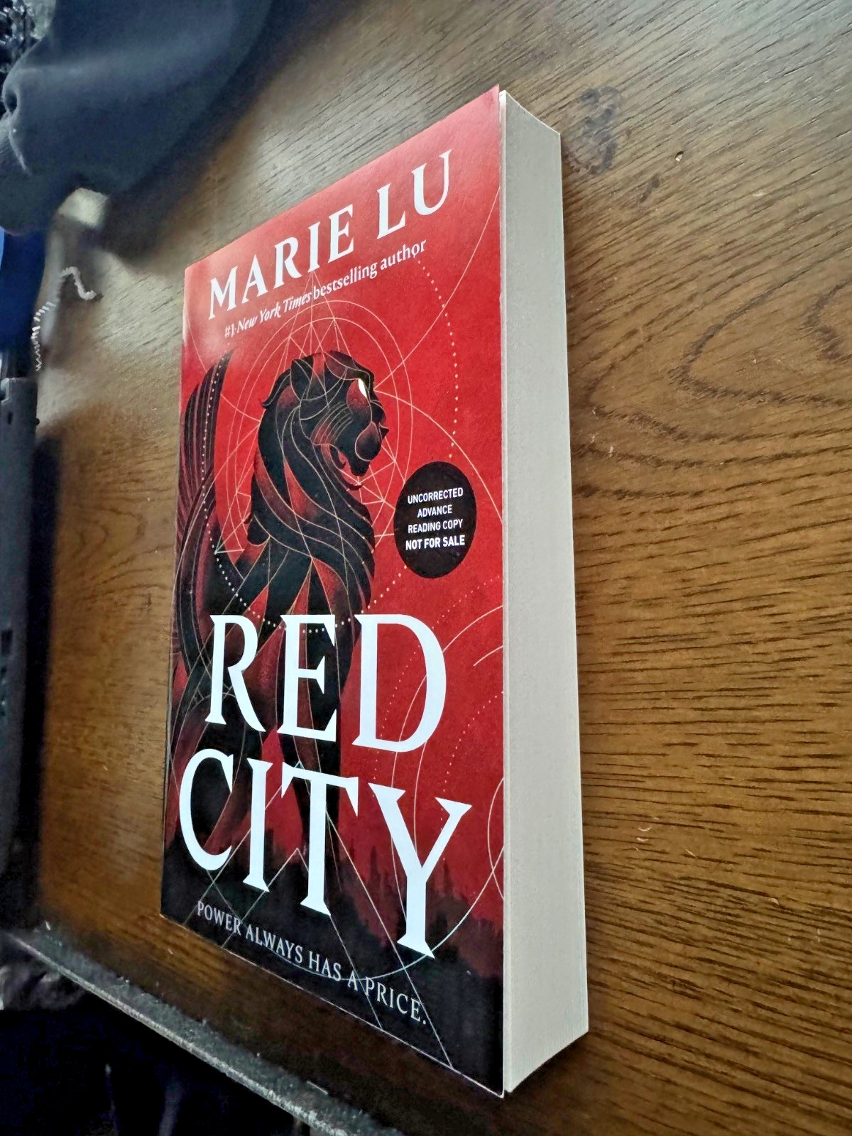Red City by Marie Lu ARC, Advanced Reader Copy, SIGNED