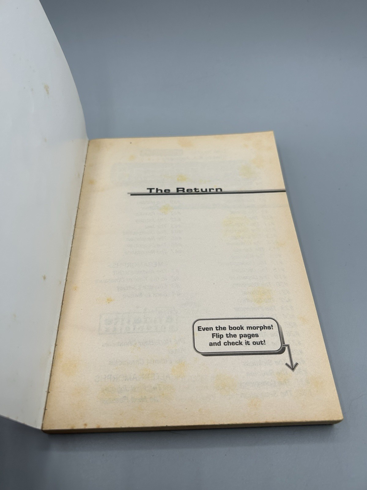 Animorphs #48 The Return – 1st Edition / Printing by K.A. Applegate