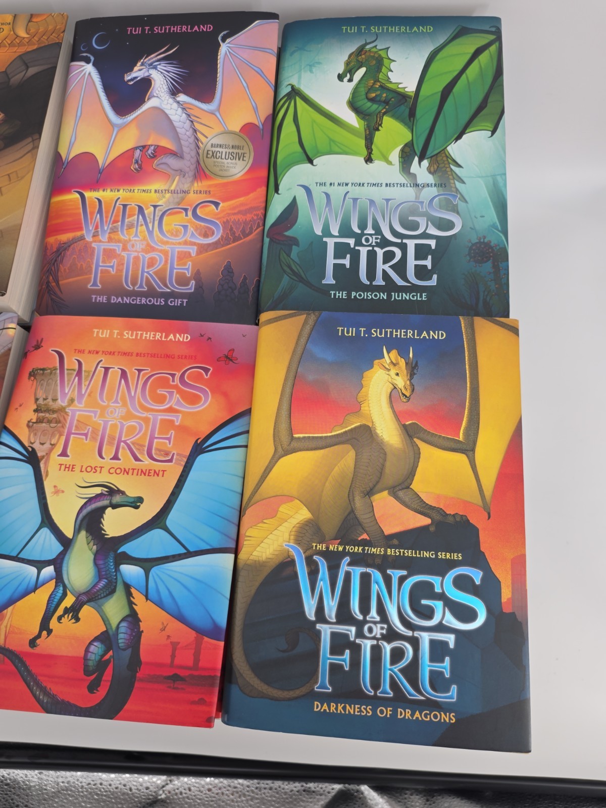 Wings of Fire (#10-15) + Dragonslayer Book Set Tui T. Sutherland Dragons W/cover