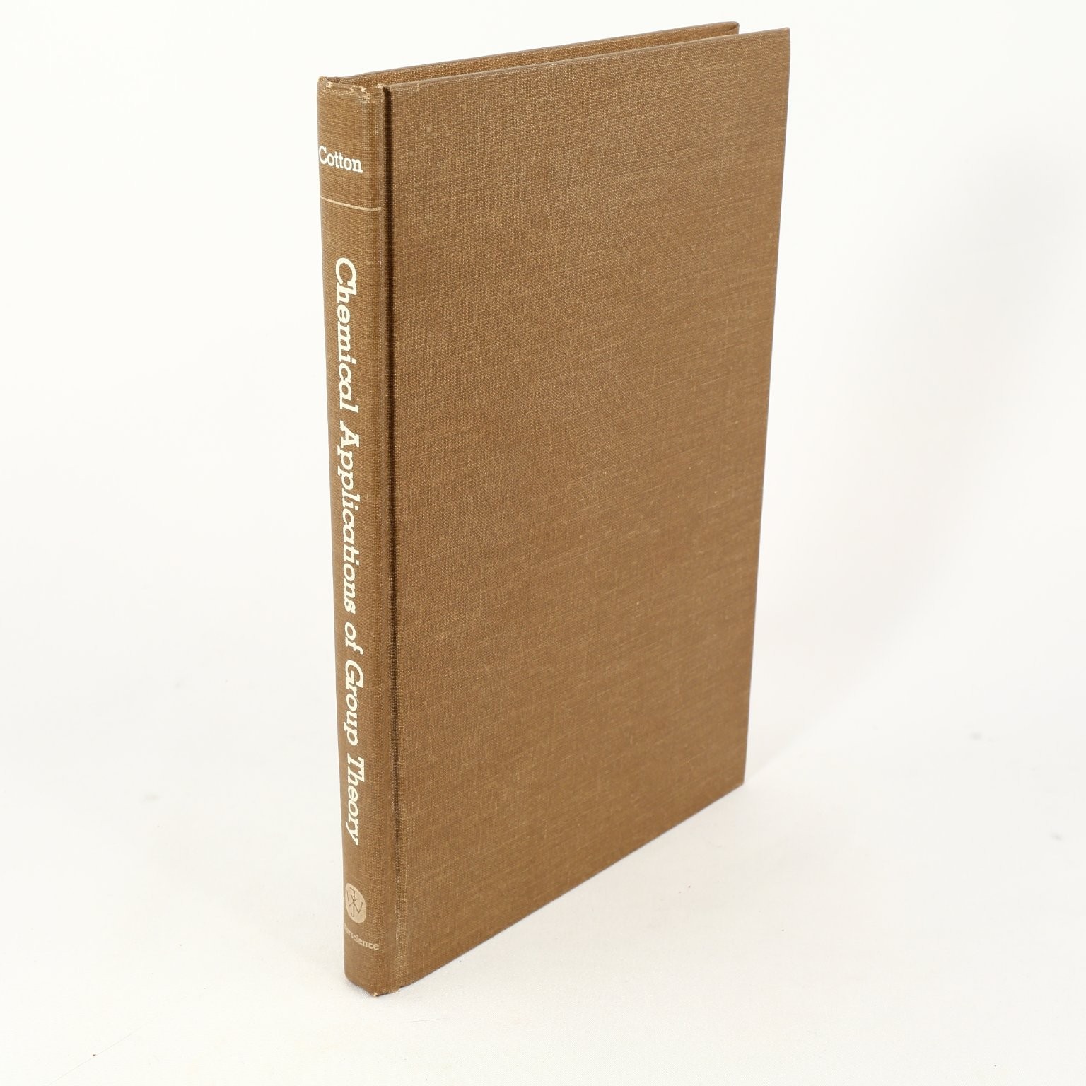 Chemical Applications of Group Theory Cotton 1963 First Edition John Wiley