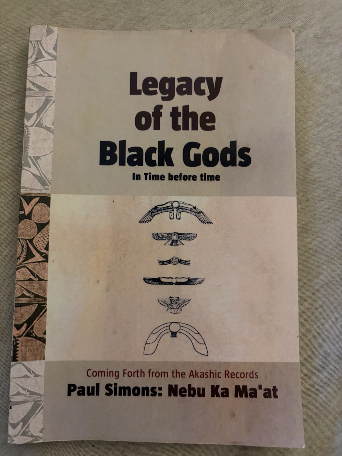 Paul Simons Legacy of the Black Gods in Time Before Time 2009