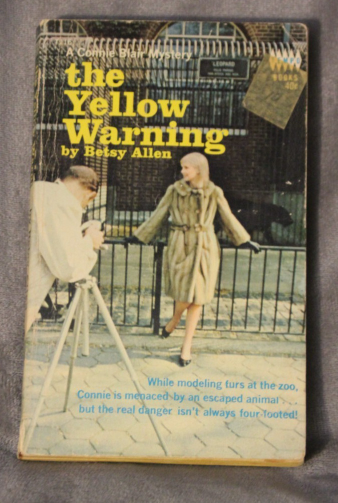 The Yellow Warning by Betsy Allen 1966 1st Printing Paperback