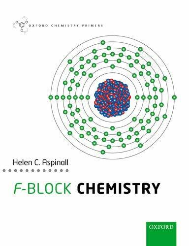 Fblock Chemistry Paperback (C Ocp T Oxford Chemistry Prime) by Aspinall New..