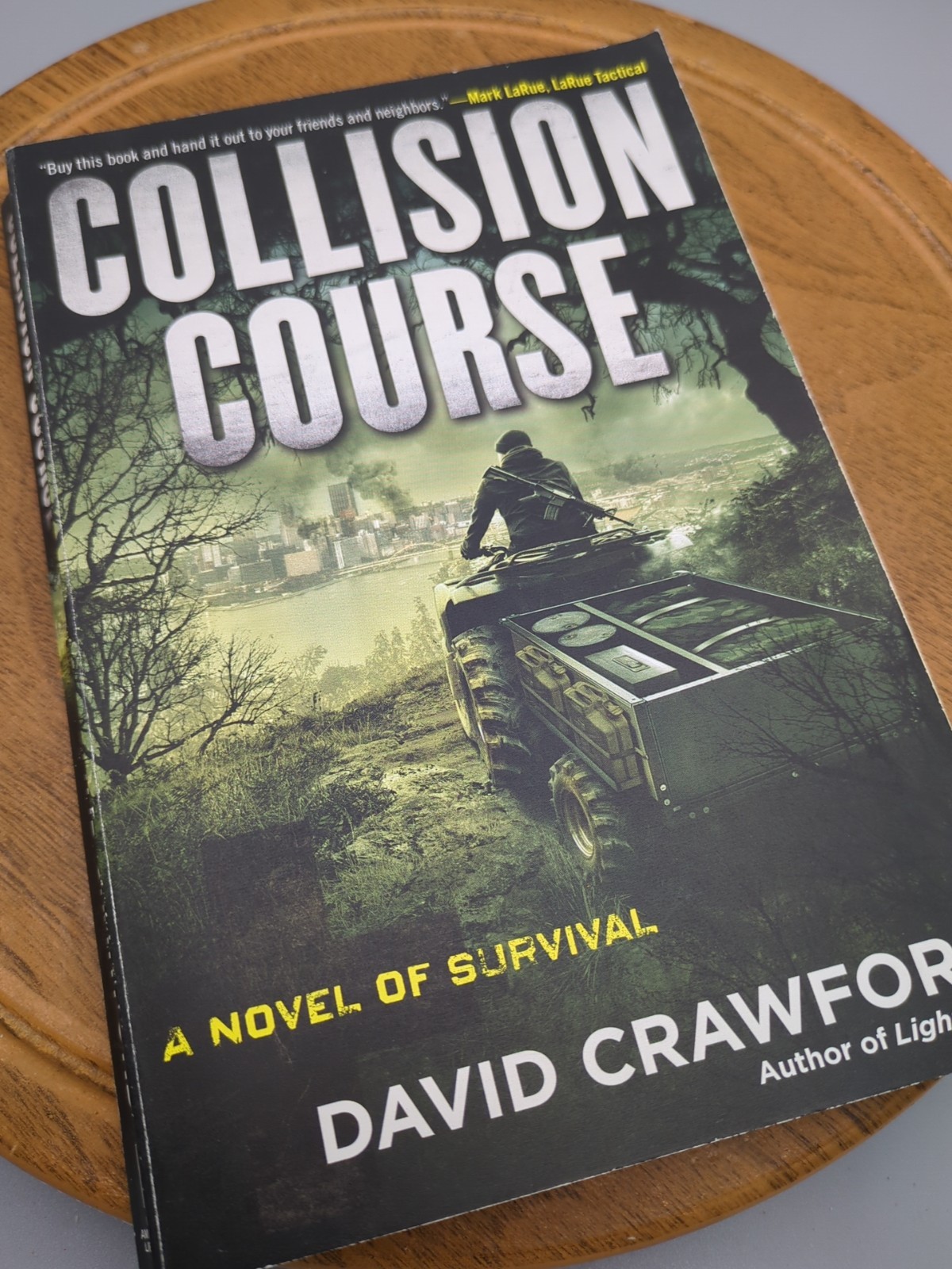 Lot of 2 – Lights Out – Collision Course – by David Crawford – Two Paperpacks