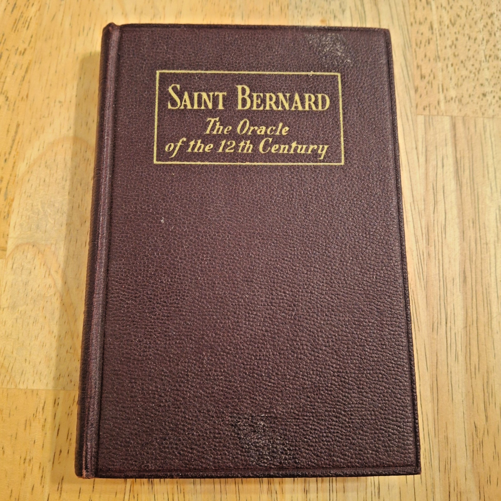 Saint Bernard, the Oracle of the 12th century 1952 by Hugo Hoever HC 4×6″. VG.