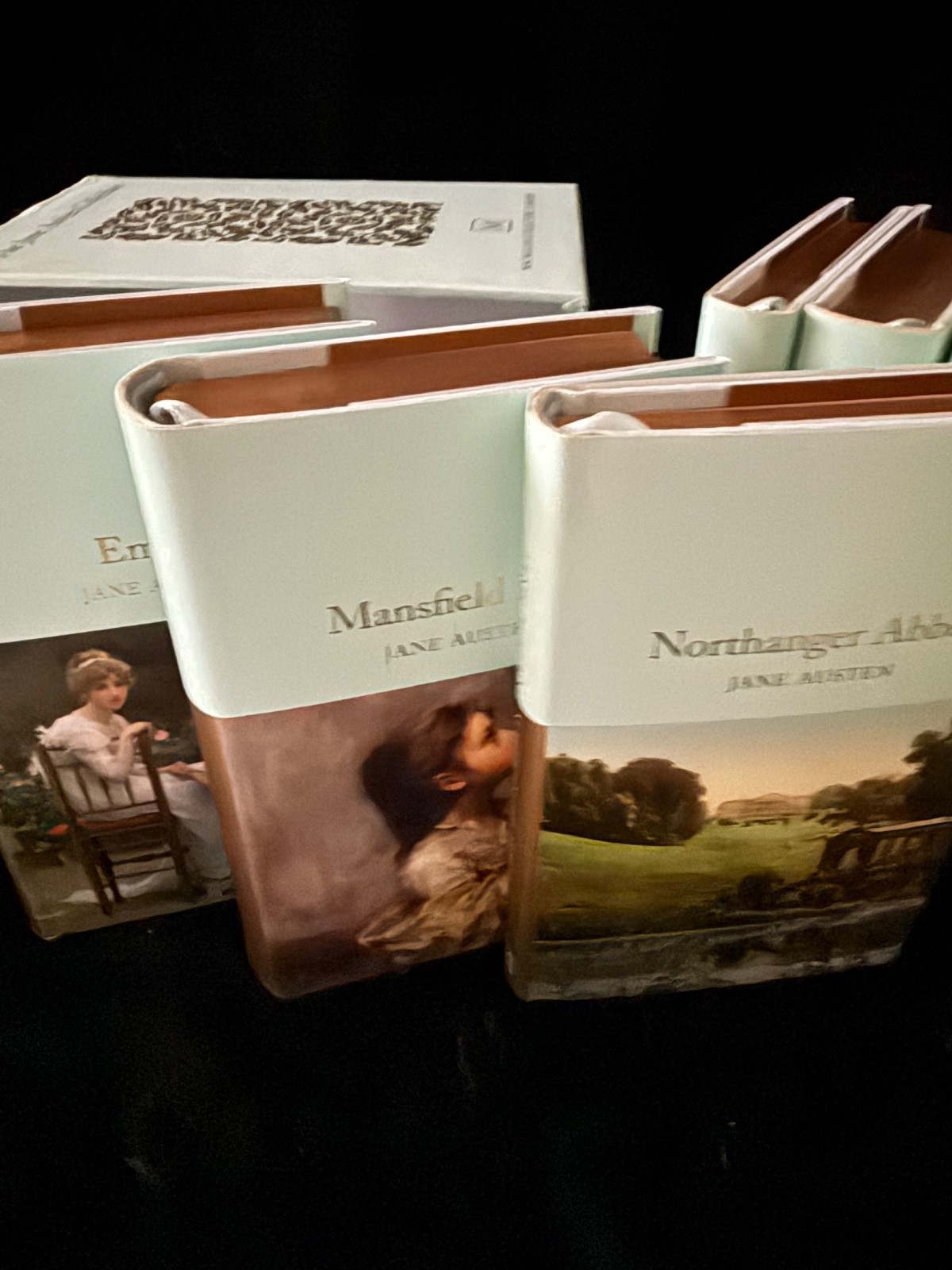 Jane Austen Collection Hardcover Pocketbooks by Macmillian 6 Gilded Novels