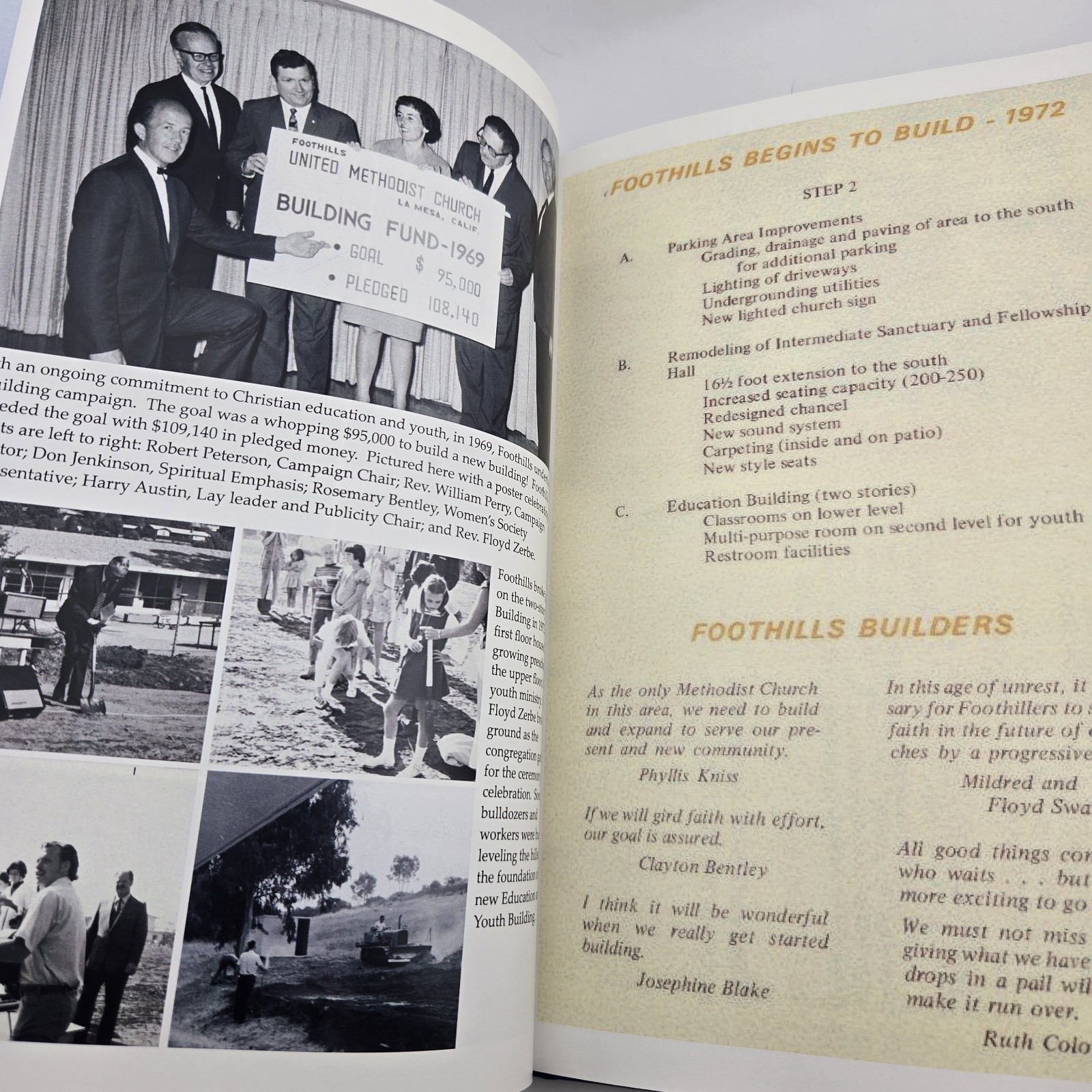 Reflections – Foothills United Methodist Church – 50 Years of Service