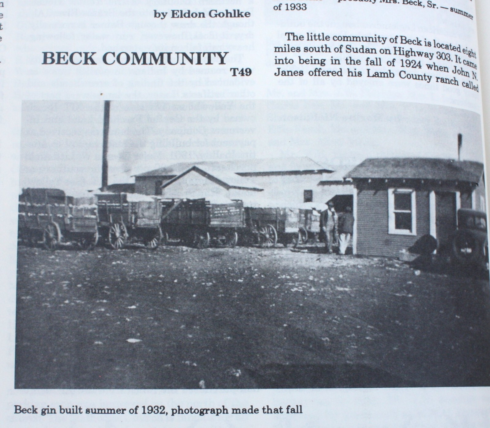 Lamb County, Texas  a Heritage 550 clean pages Mardema Ogletree, director