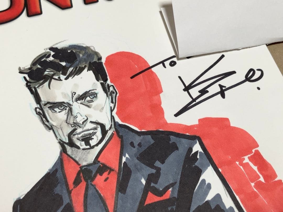 Shirahama Kamome’s original commission: Iron Man Tony Stark from Atelier #QY0NVA