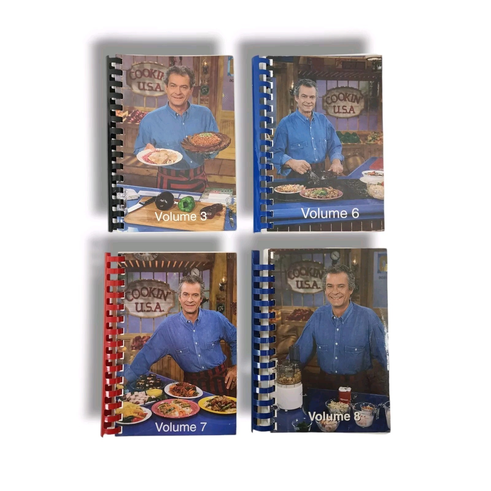 Merle Ellis Cookbook Lot Volumes 3 6 7 8 Cooking USA Nations Best Known Butcher