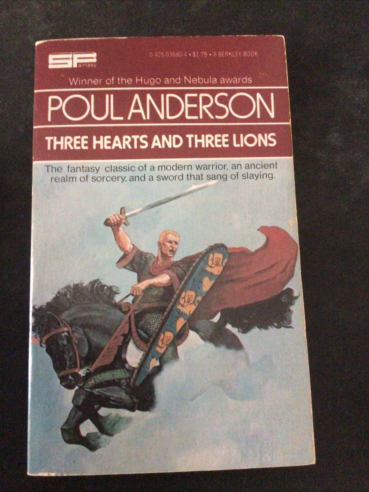 THREE HEARTS AND THREE LIONS by Poul Anderson 1st Berkley 1978 Printing SF PB