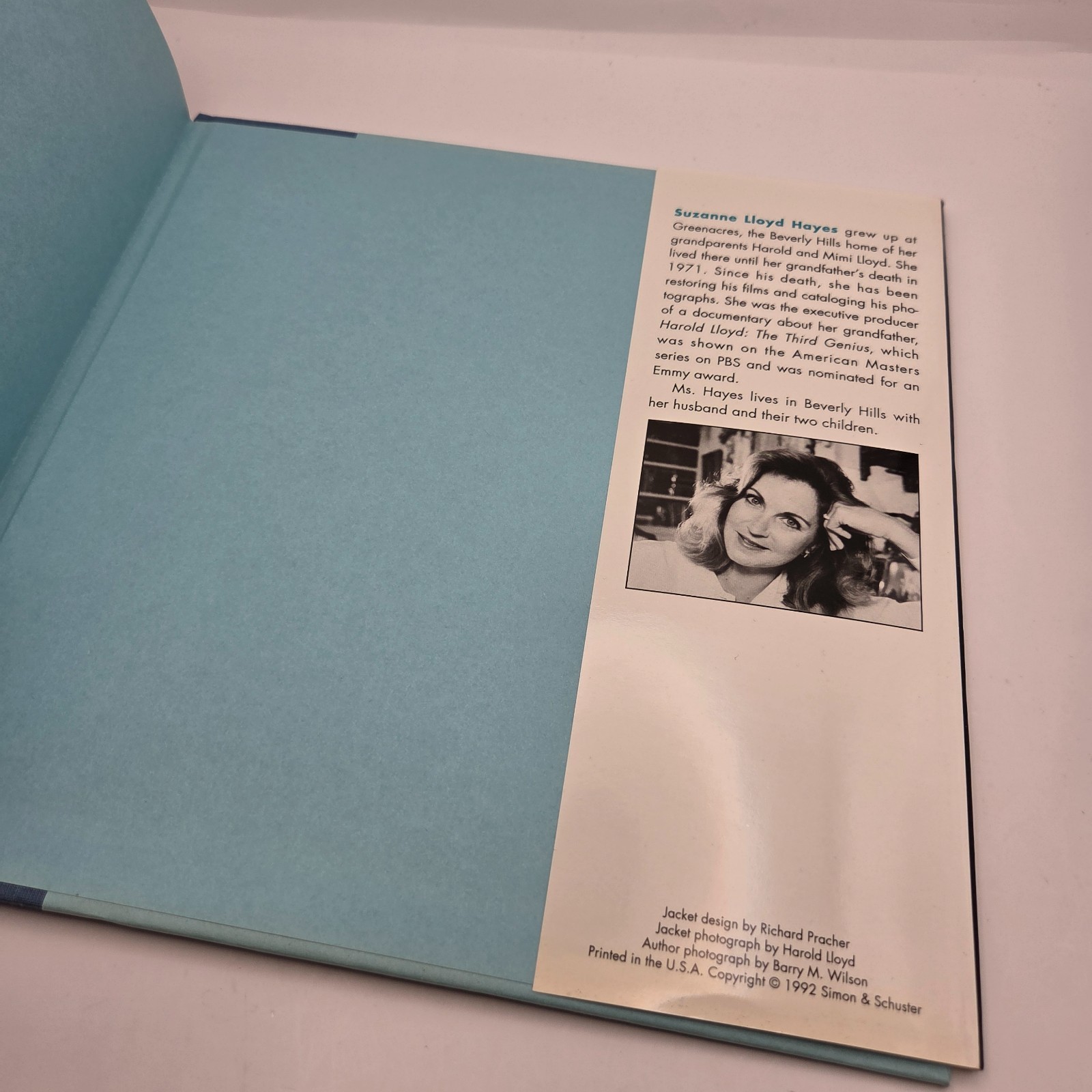 3-D Hollywood Book 1992 Harold Lloyd Photos Marilyn Monroe Vintage HC