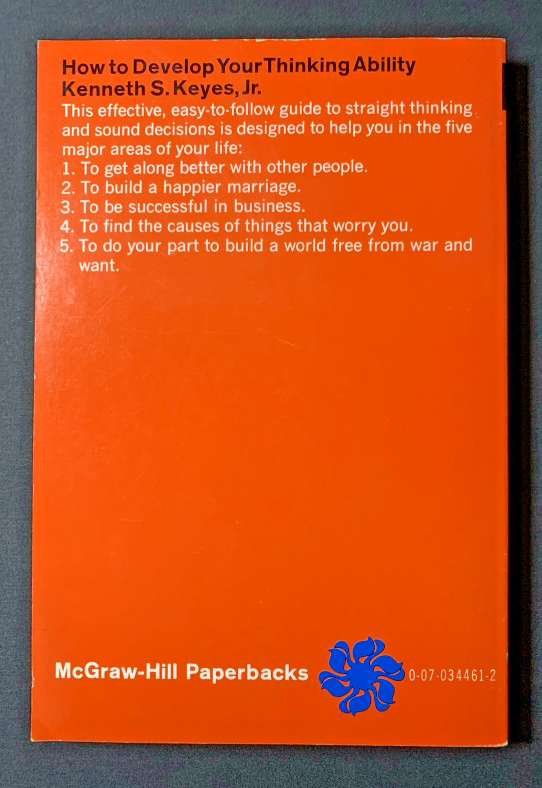 How to Develop Your Thinking Ability Kenneth Keyes 1st PB 1963 Ted Key Cartoons