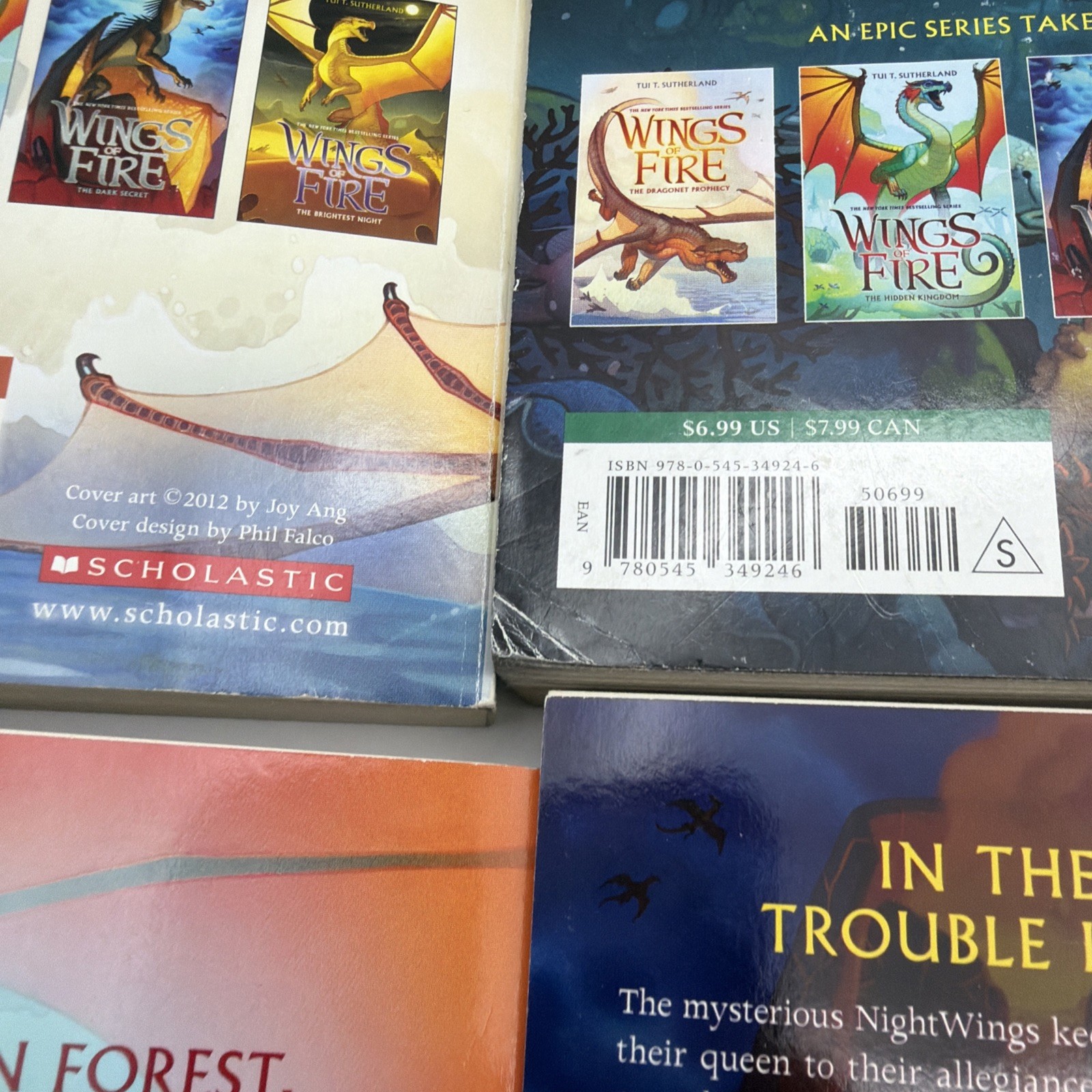 Wings of Fire Boxset, Books 1-5 See Pics