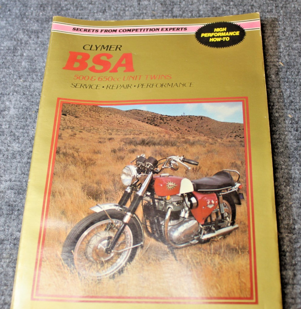 CLYMER BSA 500 &650CC Twins Motorcycle Service Repair Manual M302