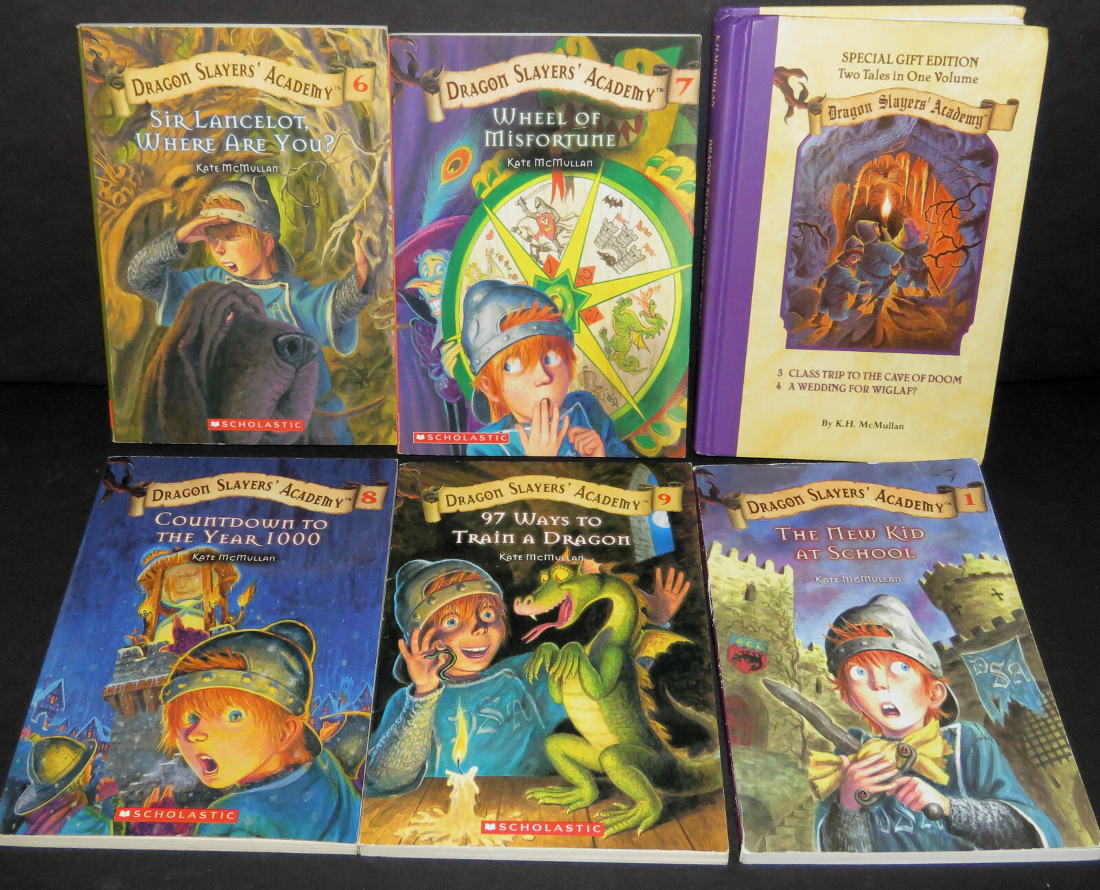 Dragon Slayers’ Academy 1 6 7 8 9 & Two Tales in One Valume K. H. McMullan