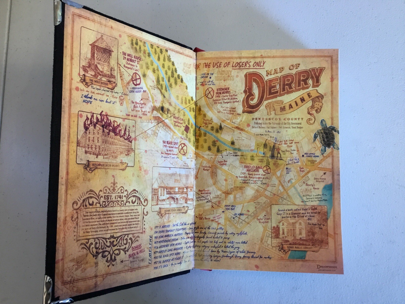 IT, Stephen King, Special Hardcover Edition, Custom Bound in Suede