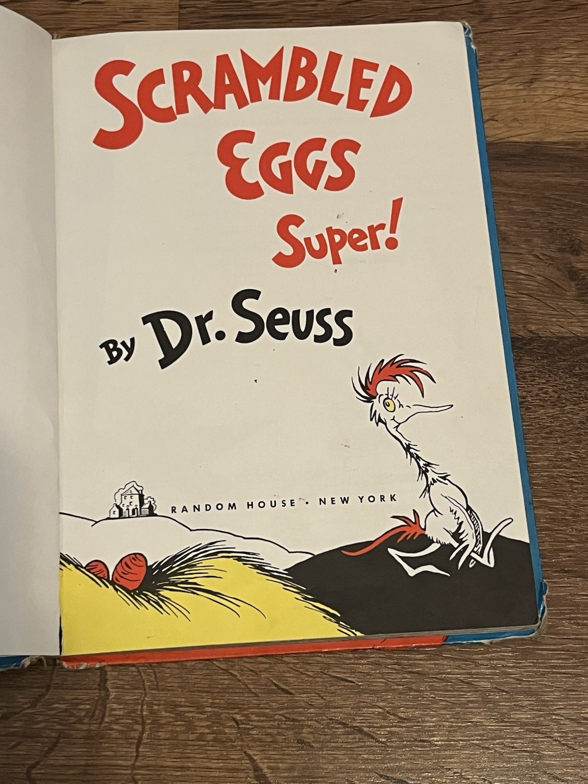Scrambled Eggs Super! Dr. Seuss Hardcover 1953 BANNED OUT OF PRINT