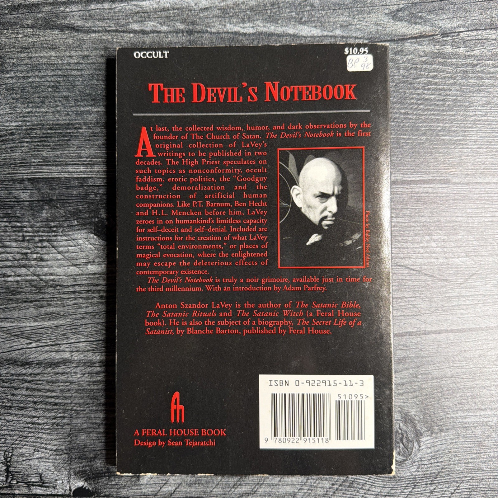 Devil’s Notebook by Anton Szandor LaVey (2000, Trade Paperback)
