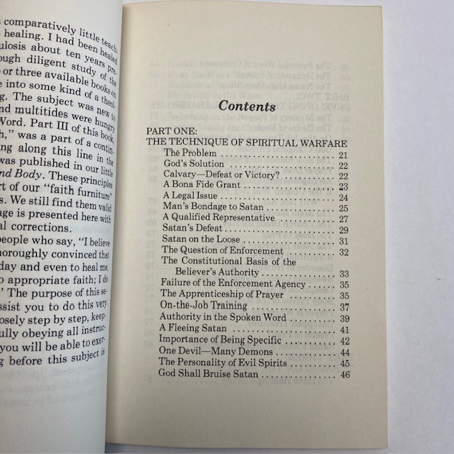 Destined to Overcome Paul E. Billheimer 1982 Paperback Spiritual Warfare Good
