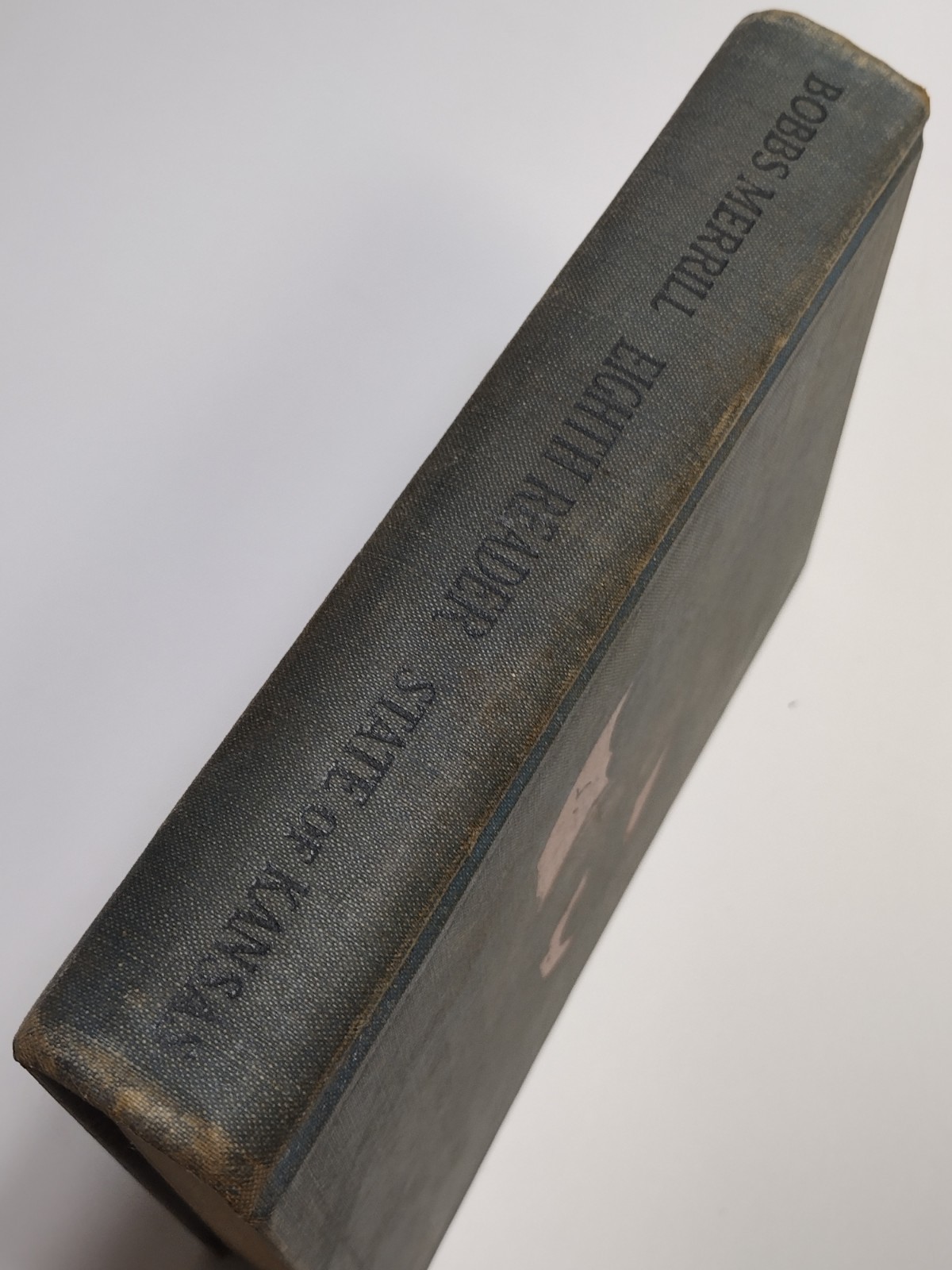 Bobbs Merrill Eighth Reader CR 1926 Vtg Baker Homeschool Distress 100 Yr. Old.