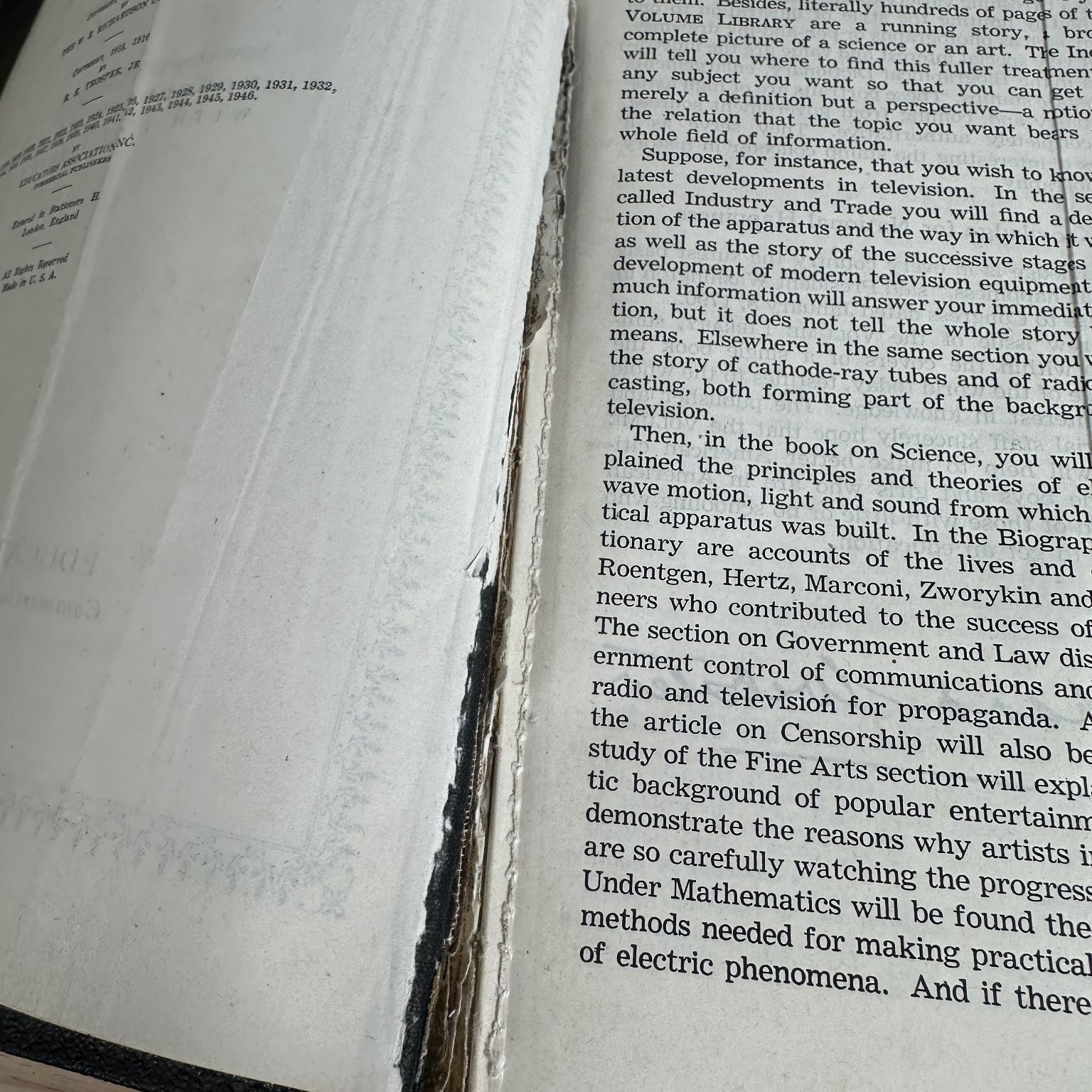 The Volume Library 1946 Revised Edition Encyclopedia Educators Association