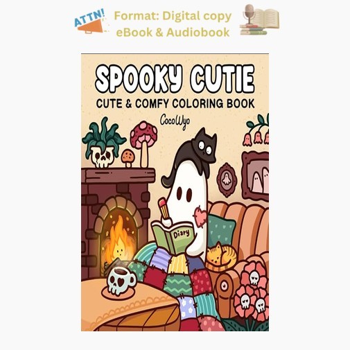 Spooky Cutie: Coloring Book for Adults and Teens Featu, Coco Wyo 2024