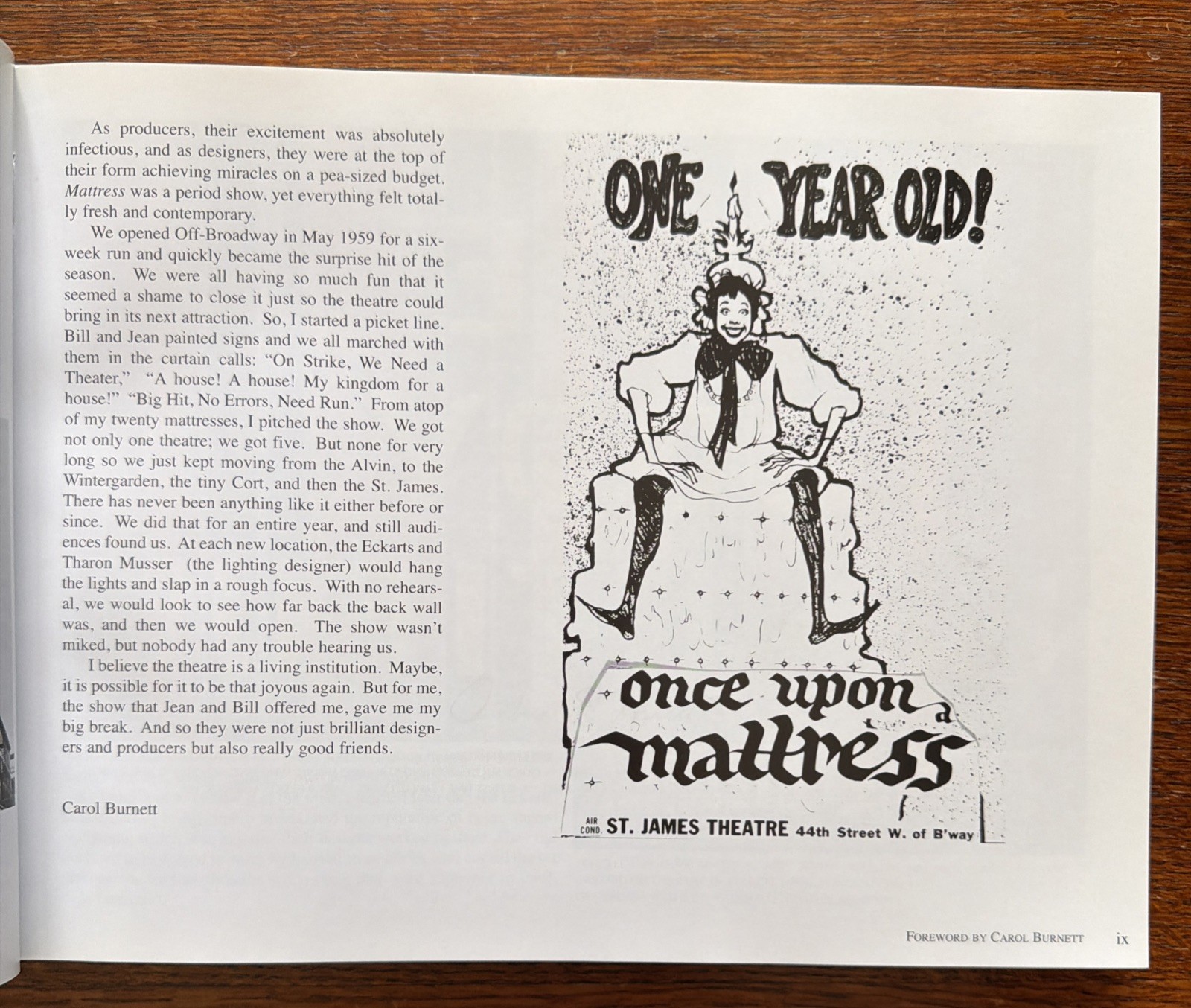 Performing Set : Broadway Designs William & Jean Eckart by Andrew Harris SIGNED!