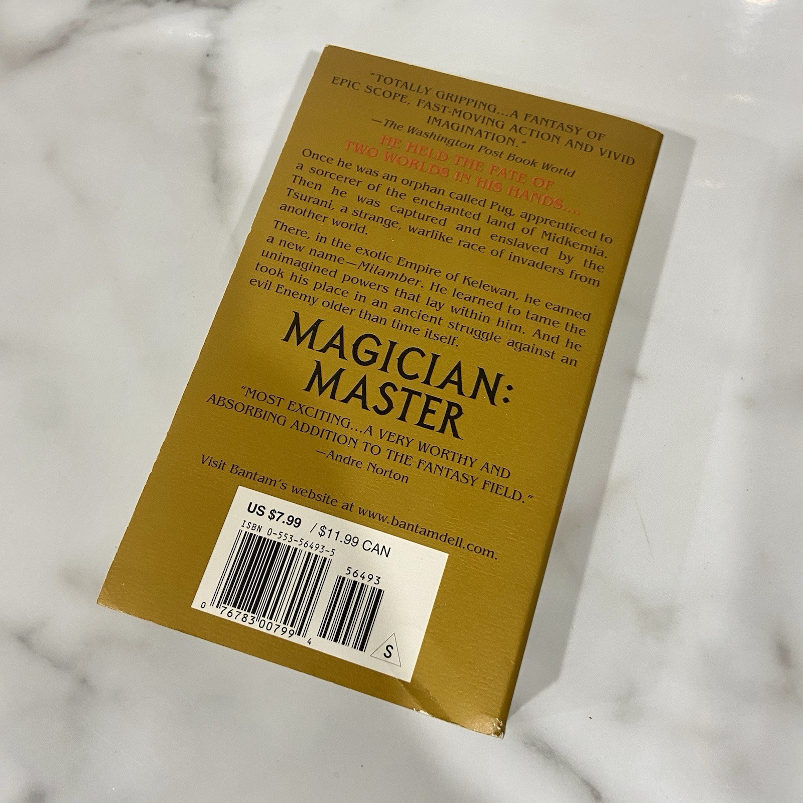 Magician: Master by Raymond E. Feist (Bantam Reissue edition, 2004)