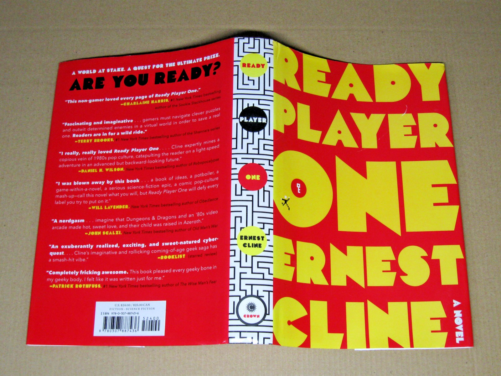 Ready Player One – Ernest Cline (2011) HC/DJ First Edition, First Printing – 1st