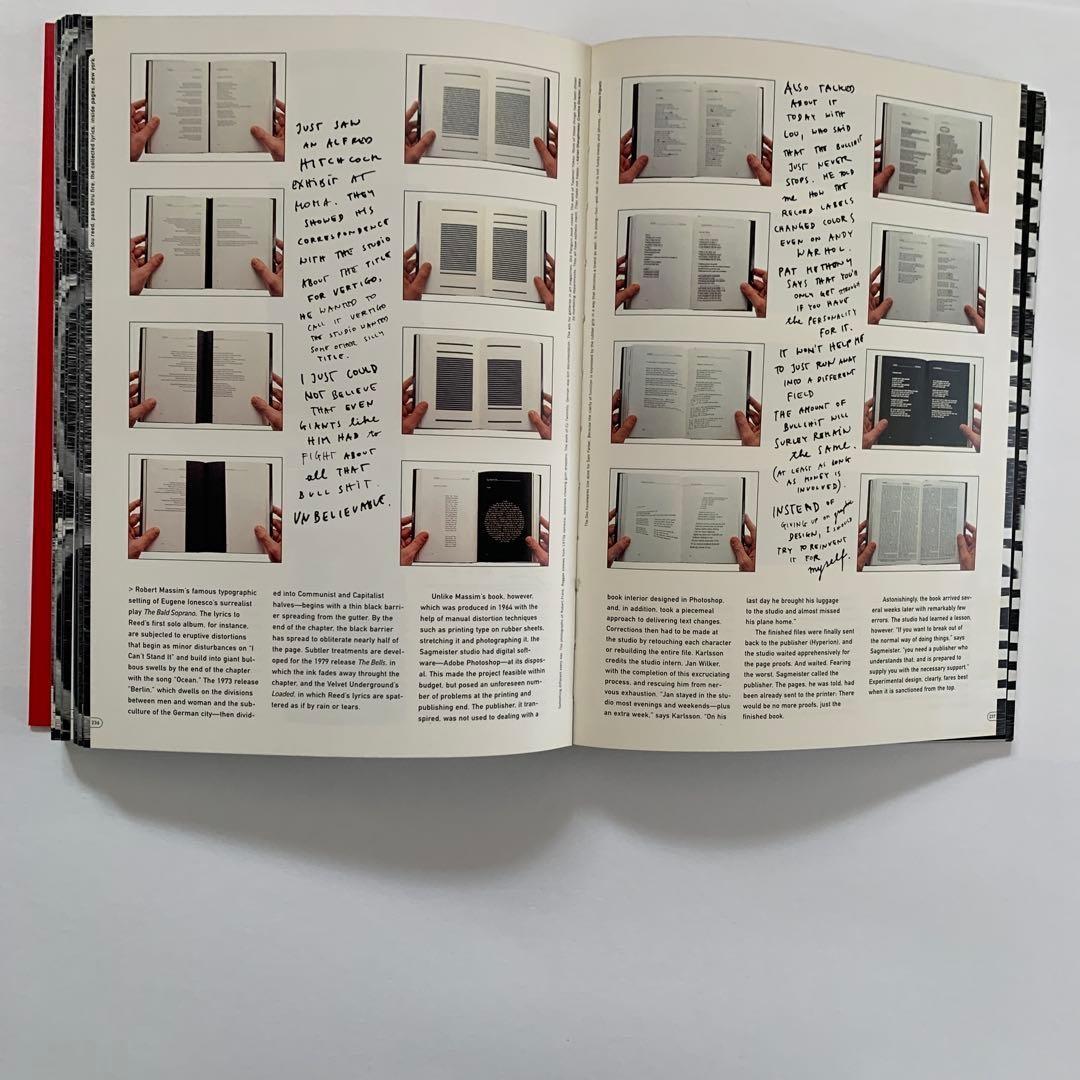 SAGMEISTER Art Book Dog Illustration Red 2001 11×6.7in 286 Pages